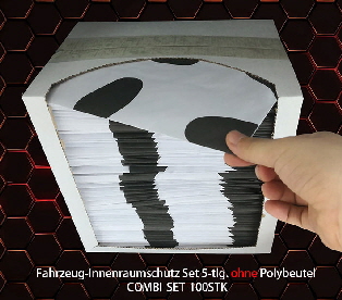 Disposable Car interior protector COMBI-SET without POLY BAG