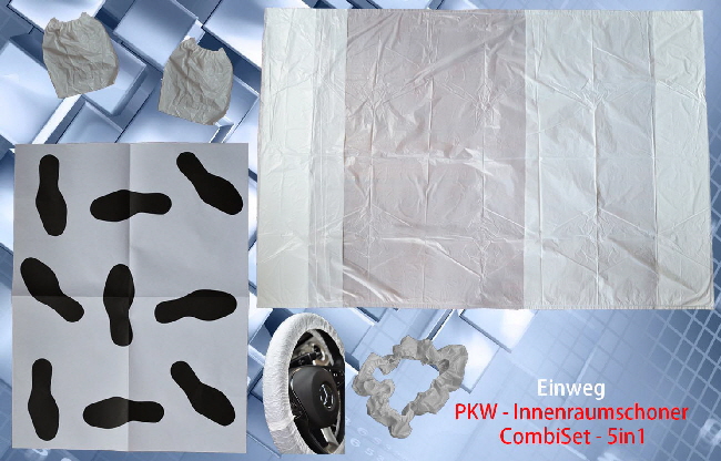 Disposable CAR INTERIOR PROTECTION CombiSet