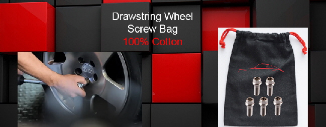 RUN GERMANY Drawstring Wheel Screw Bag