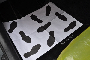 CAR FLOOR PROTECTOR on roll